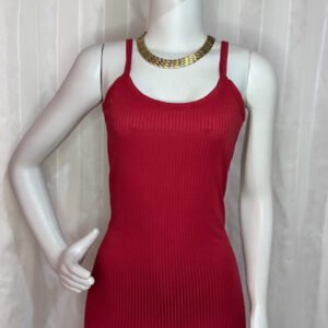 Vestido Canelado Alcinha