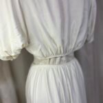 Miniatura Vestido Branco Com Recortes