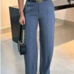 Miniatura Calça Pantalona Alfaiataria
