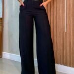 Miniatura Calça Pantalona Alfaiataria