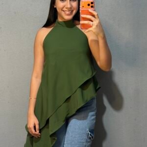 Bata Halter Assimétrica